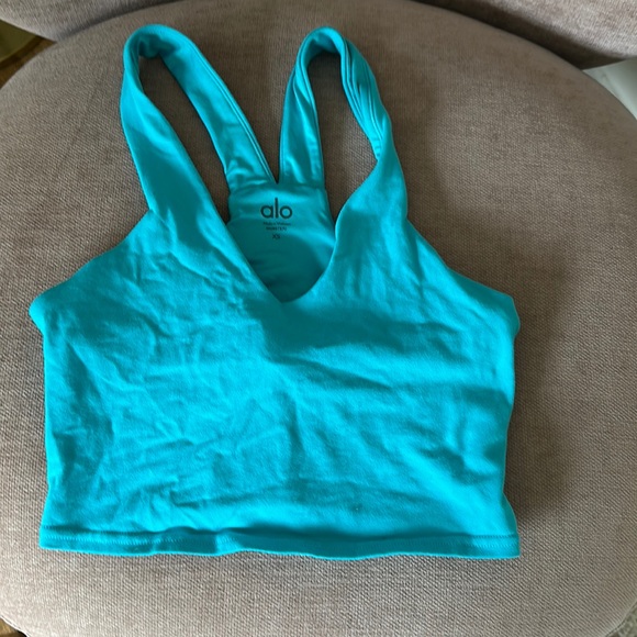 ALO Yoga Other - ALO Yoga Real Bra Tank- Blue